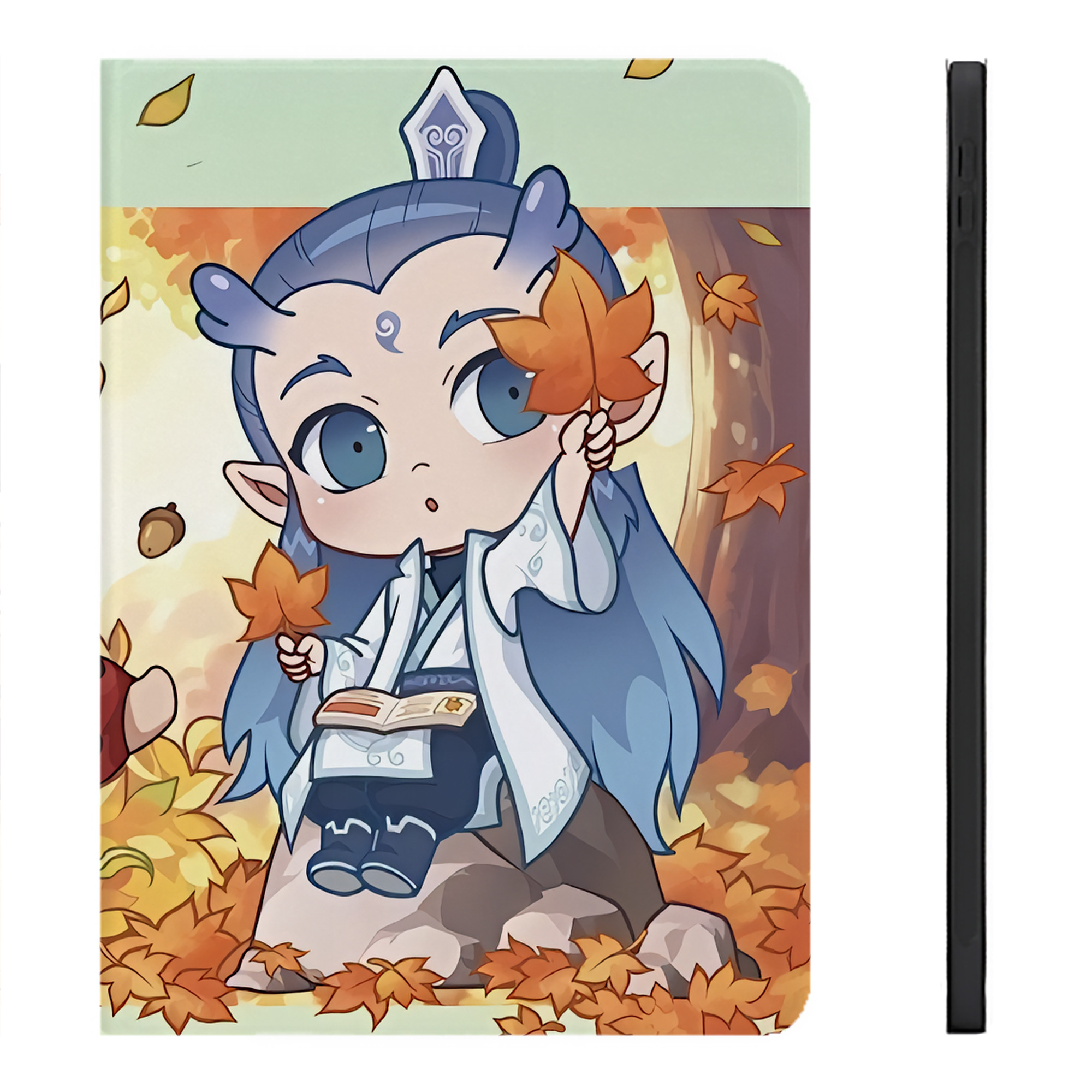 （画像用） Ne Zha 2 ナタ 魔童の大暴れ IPadケース ペンホルダー付き ブックスタイルデザイン